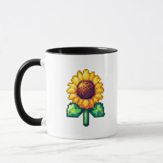 Caneca Pixel Art Sunflower