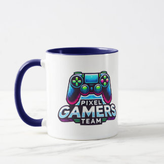 Caneca Pixel Gamers Team - Nível Superior