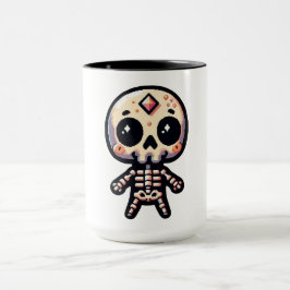 Caneca Pixelart Skeleton