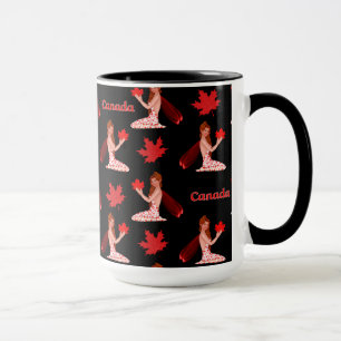 Caneca Pixie canadense com Folha de Maple