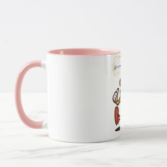 Caneca pizza aqui vou eu (Esquerda)