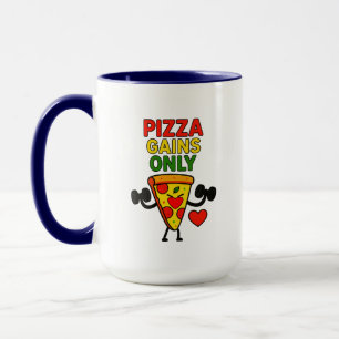 Caneca Pizza ganha apenas - Humoricamente engraçado