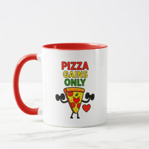Caneca Pizza ganha apenas - Humoricamente engraçado