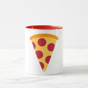 Caneca Pizza Padrão Emoji Coffee Mug
