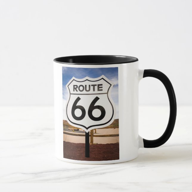 Caneca Placa de sinalização da Rota 66, Arizona (Direita)