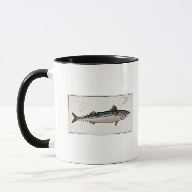 Caneca Placa LIV da cavala (Scomber do Scomber) 'de (Esquerda)