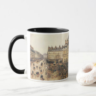 Caneca Place du Theater Francais, Paris Rain de Pissarro