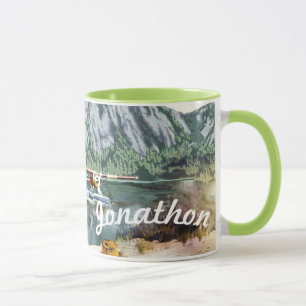 Caneca Planador E Viagem De Pesca Do Alaska Bush