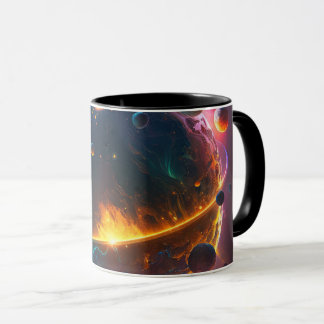 Caneca Planeta espacial