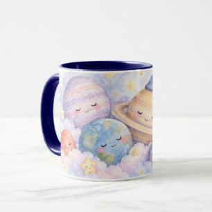 Caneca Planetas Adormecidos Fofos