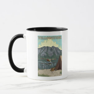 Caneca Plano Bush e Pesca - Nacional Yellowstone