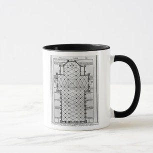 Caneca Plano da catedral de Milão