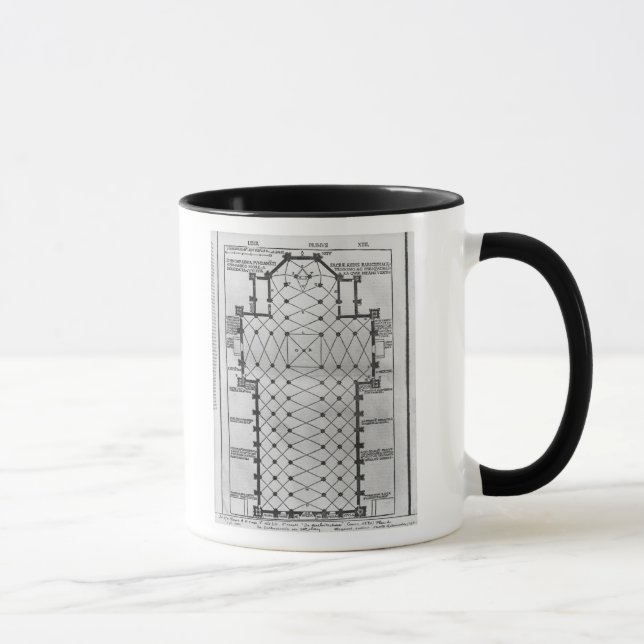 Caneca Plano da catedral de Milão (Direita)