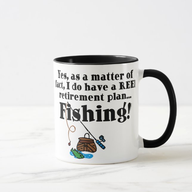 Caneca Plano de aposentação do carretel (Direita)