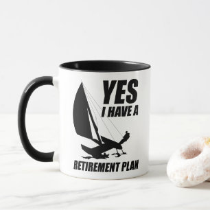 Caneca Plano de Aposentadoria Catamarã Trapézio Vela Capi