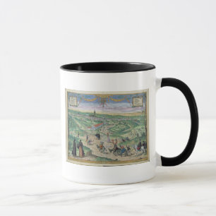Caneca Plano de cidade de Sevilha, 'de Civitates Orbis