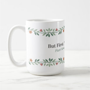 Caneca Plant Mom Engraçada Caneca de Café Botânico