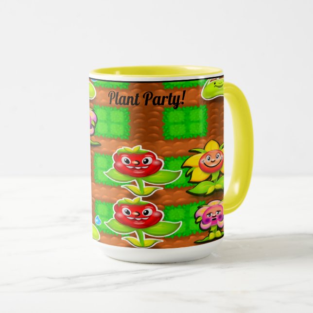 Caneca Planta de Mug (Frente Esquerda)