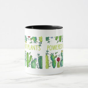 Caneca Plantas e flores