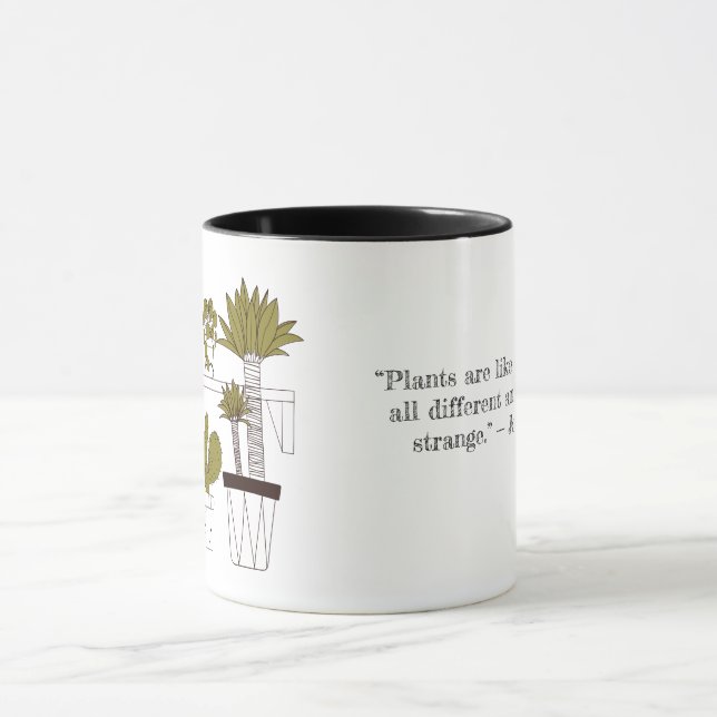 Caneca Plantas São Como Pessoas (Centro)