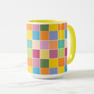 Caneca Playtime Checkers Mug