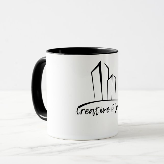 Caneca Plaza criativa.Mug De Café (Frente Esquerda)