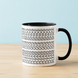 Caneca Please Give Space Hidden Message Introvert Mug