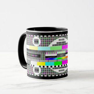Caneca "Please Stand By" Tv Television Test Card
