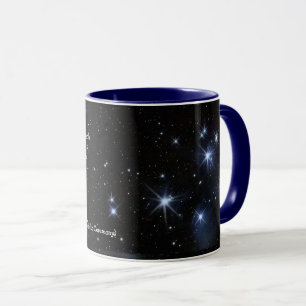 Caneca Pleiades (o texto é customizável)