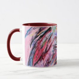 Caneca Plumes au rose
