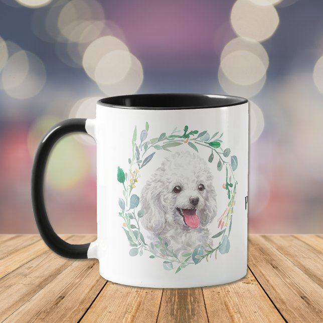 Caneca Pó branco e bonito, Pó de pó (Criador carregado)