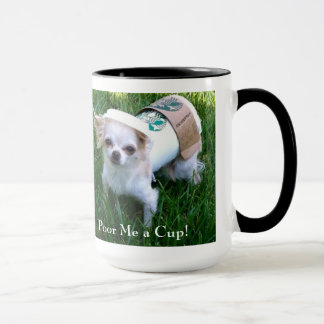 Caneca Pobres mim um copo