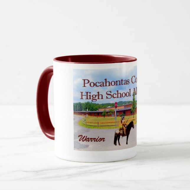 Caneca Pocahontas County Segundo grau Alumni Coffee Mug (Frente Esquerda)