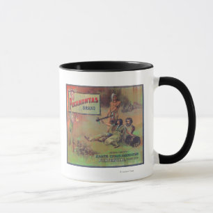 Caneca Pocahontas LabelPorterville alaranjado, CA