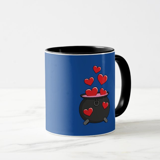 Caneca Poção do Amor Corações (Frente Esquerda)