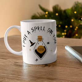 Caneca Poção que fiz um feitiço em você bruxas no Dia das
