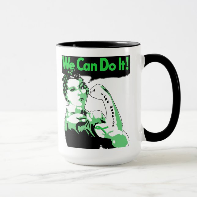 Caneca Podemos, Lyme Doease Warrior Café Cup (Direita)