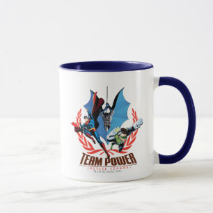 Caneca Poder da Equipe da Liga da Justiça