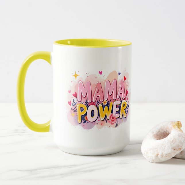 Caneca Poder da Mamãe (Com Donut)