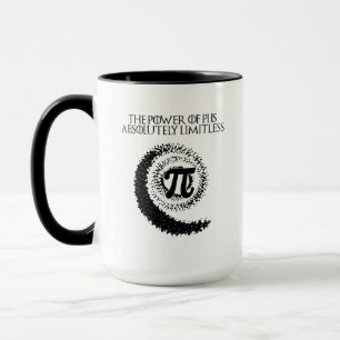 Caneca Poder Do Pi Absolutamente Ilimitado Design Math