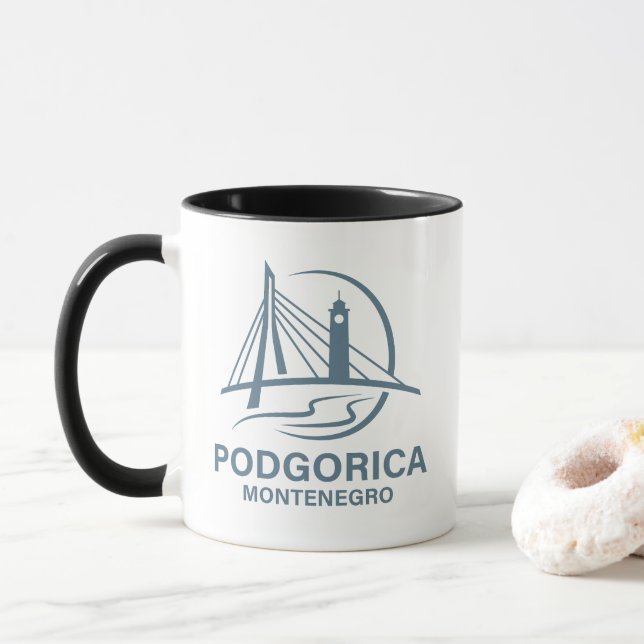 Caneca Podgorica Montenegro Europa (Com Donut)