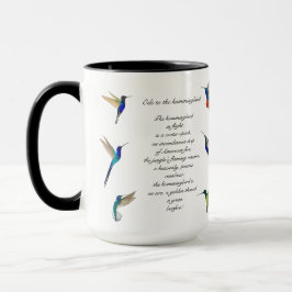 Caneca Poema de Pablo Neruda Hummingbird