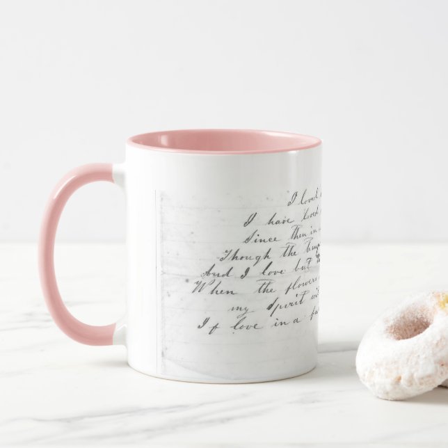 Caneca Poemas líricos da canção de Talitha (Com Donut)