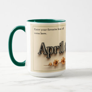 Caneca Poesia Personalizada em Flor Aesthetic Presente