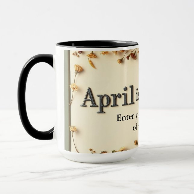 Caneca Poetry in Bloom Floral Literary Coffee (Esquerda)