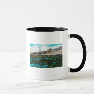 Caneca Point Loma e farol na maré baixa