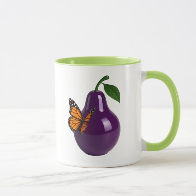 Caneca Poire et papillon (Direita)