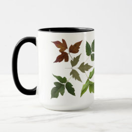 Caneca Poison Ivy Deixa Design de Folha Botânica