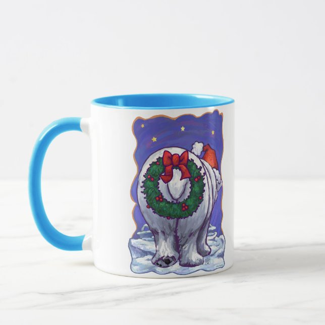 Caneca Polar Bear Natal (Esquerda)