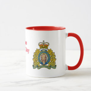 Caneca Polícia Montada Real Canadense Day Mug